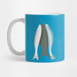 Fish on a stringer Mug